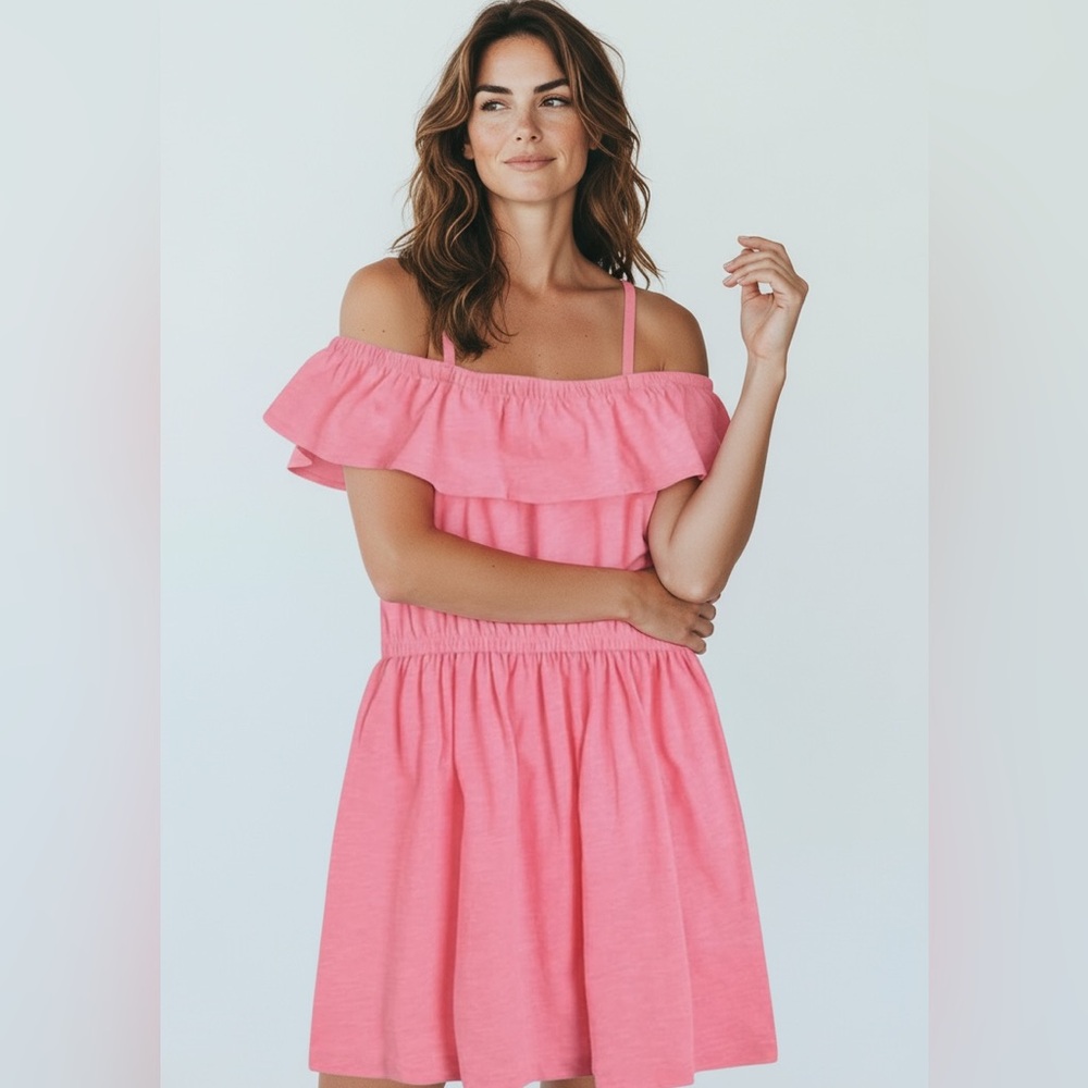 Pink small spandex dress